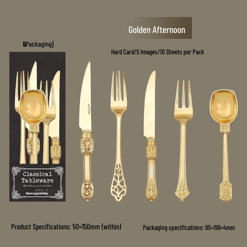 Retro Cutlery Sticker Pack: Creative Journal and Collage DIY Decoration
Retro Cutlery Sticker Pack: Creative Journal and Collage DIY Decoration