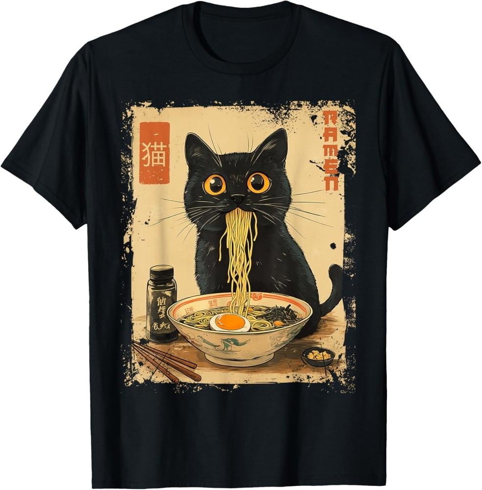 Cat Ramen Anime Kawaii Cat Eating Ramen Noodles T-Shirt unisex T-Shirt M
Cat Ramen Anime Kawaii Cat Eating Ramen Noodles T-Shirt unisex T-Shirt M