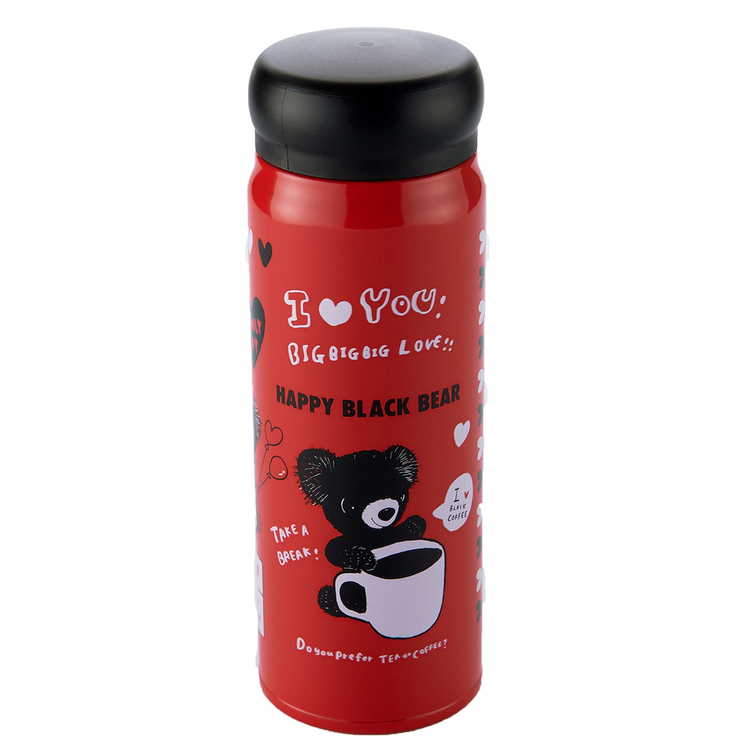 RW Reach Will Легкая бутылка для воды HAPPY BLACK BEAR Стильная кружка-бутылка (480мл / Красный) (Тепло/Холод)
RW Reach Will Легкая бутылка для воды HAPPY BLACK BEAR Стильная кружка-бутылка (480мл / Красный) (Тепло/Холод)