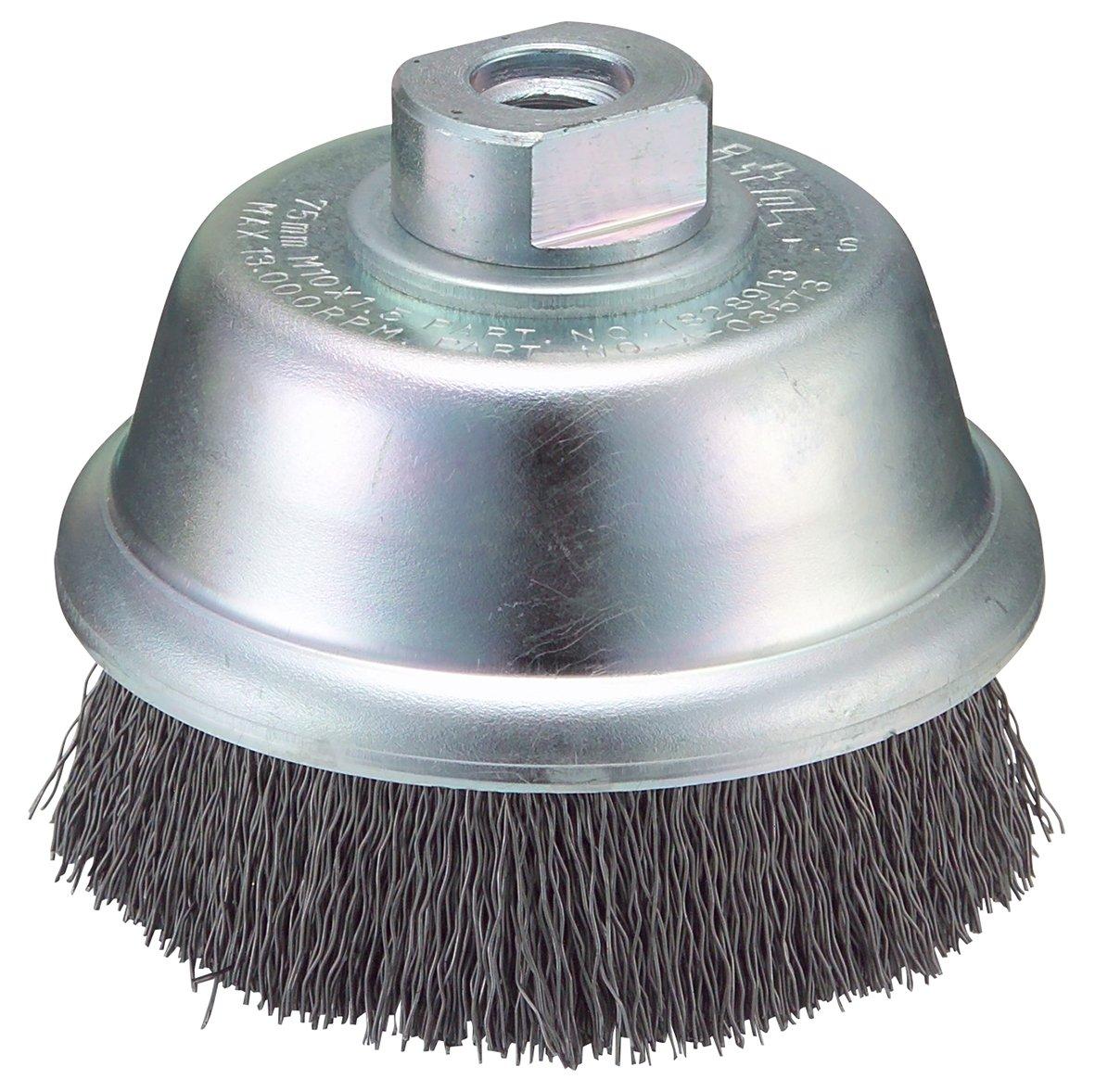 Makita Cup Wire Brush with O-Ring Outer Diameter 75mm M10×1.5mm Thread A-03573
Makita Cup Wire Brush with O-Ring Outer Diameter 75mm M10×1.5mm Thread A-03573