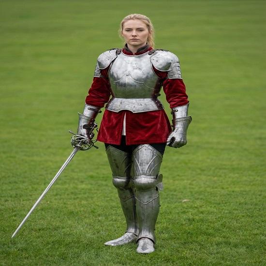 Medieval Female Armor Set, Steel Lady Knight Cuirass Shoulder Guard, Fantasy Cosplay Warrior Outfit, Medieval Reenactment Armor for Women
Medieval Female Armor Set, Steel Lady Knight Cuirass Shoulder Guard, Fantasy Cosplay Warrior Outfit, Medieval Reenactment Armor for Women