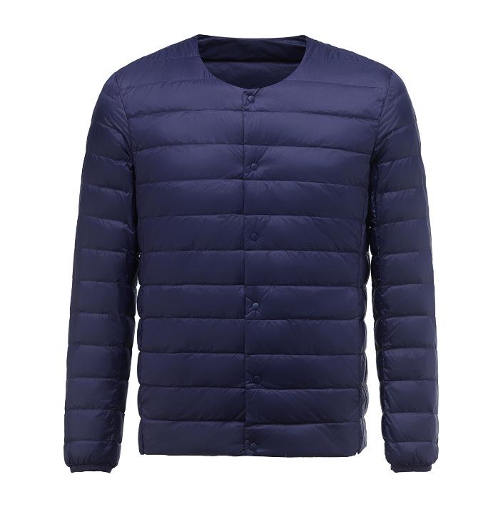Чоловіча легка куртка-пуховик, що трансформується - Круглий виріз у V-подібний, Теплий внутрішній шар, Простий стиль для будь-якого віку 3XL темно-синього кольору
Чоловіча легка куртка-пуховик, що трансформується - Круглий виріз у V-подібний, Теплий внутрішній шар, Простий стиль для будь-якого віку 3XL темно-синього кольору