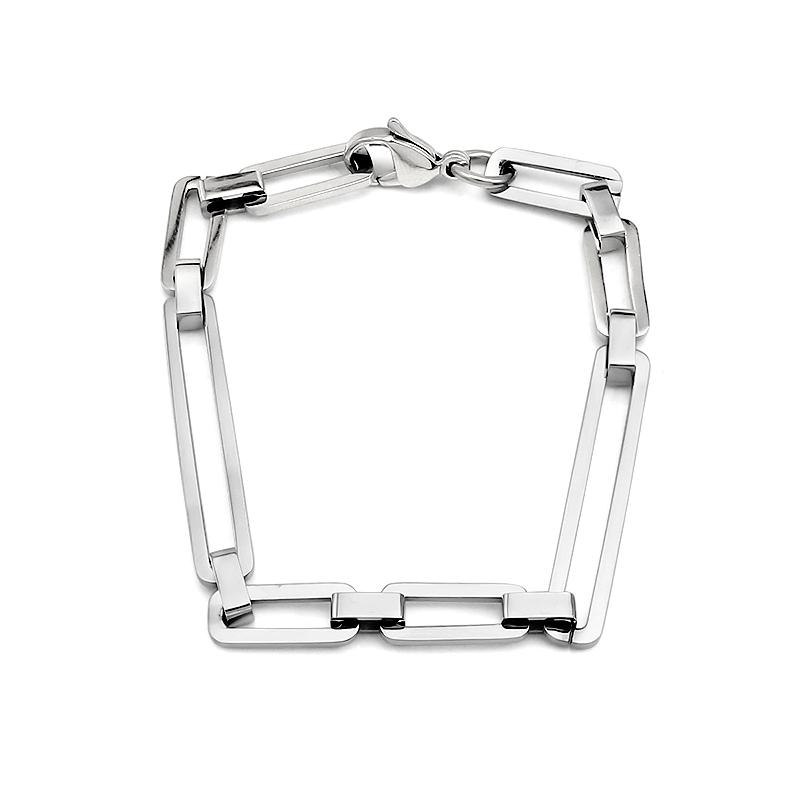 Wholesale Fashion Jewelry 18K Gold Plated Stainless Steel Simple Paperclip Chain Link Necklace and Bracelet Jewelry Sets Women
Wholesale Fashion Jewelry 18K Gold Plated Stainless Steel Simple Paperclip Chain Link Necklace and Bracelet Jewelry Sets Women