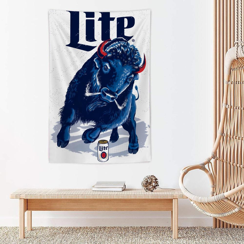 MMiller Lite Beer Design Tapestry Microfiber Wall Hanging For Bedroom Living Room Decor Outdoor Festival Garden Bar Background 74x94cm(29x37in)
MMiller Lite Beer Design Tapestry Microfiber Wall Hanging For Bedroom Living Room Decor Outdoor Festival Garden Bar Background 74x94cm(29x37in)