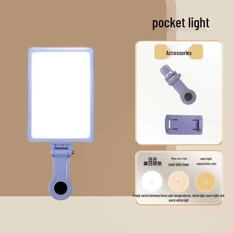 OLOEY Three-Color Portable Pocket Fill Light
OLOEY Three-Color Portable Pocket Fill Light