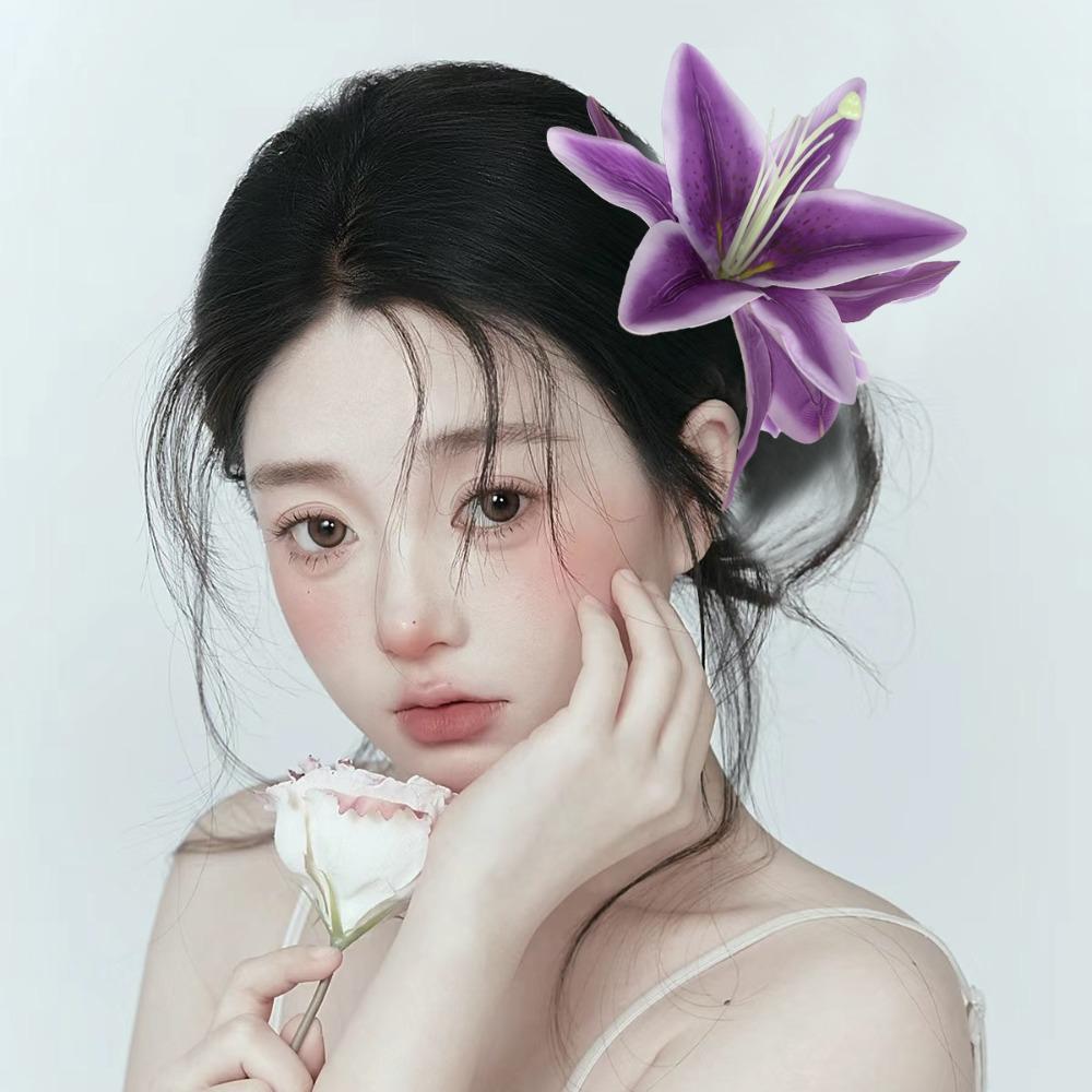 New Polyester Fabric Hair Claw Floral Simulation Lily Hairpin Large Hair Clip Vacation Jewelry Gift
New Polyester Fabric Hair Claw Floral Simulation Lily Hairpin Large Hair Clip Vacation Jewelry Gift