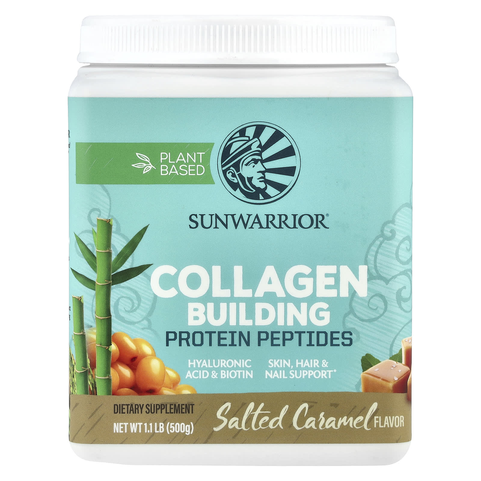 With Collagen-Building Protein Peptides, Hyaluronic Acid and Biotin, Salted Caramel, 500G (1.1Lb)
With Collagen-Building Protein Peptides, Hyaluronic Acid and Biotin, Salted Caramel, 500G (1.1Lb)
