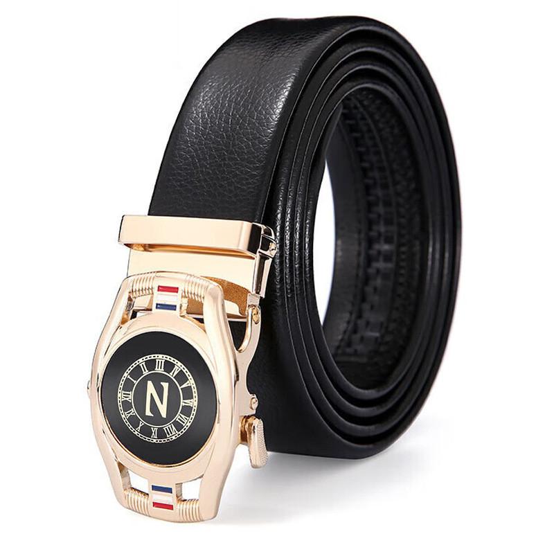 Classic Leather Belt With Automatic Buckle For Business And Casual Wear Gold,110 CM
Classic Leather Belt With Automatic Buckle For Business And Casual Wear Gold,110 CM