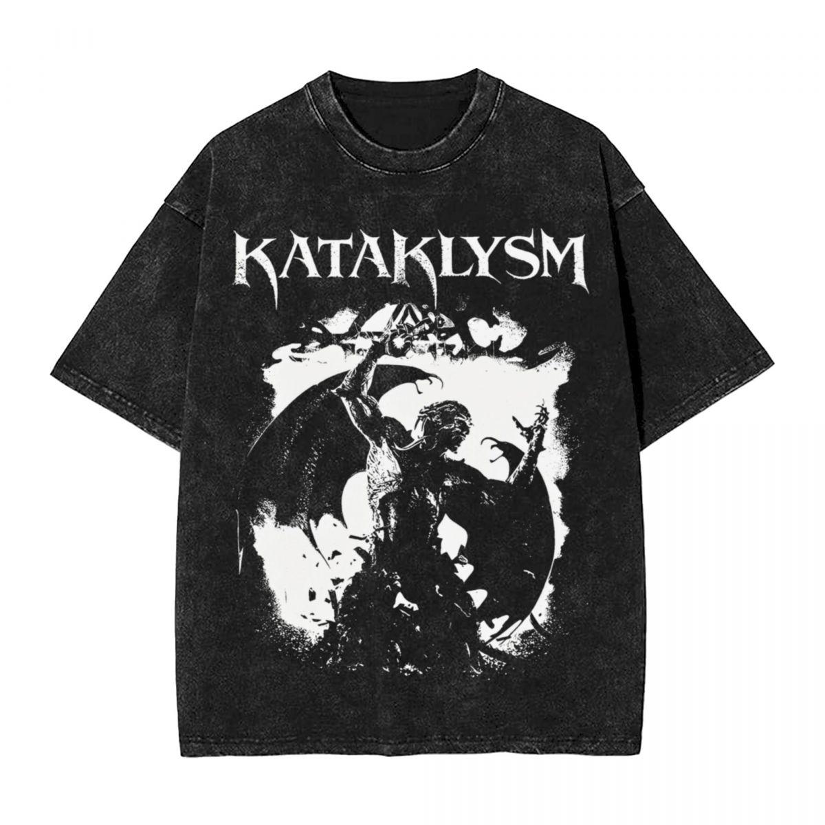 Kataklysm Washed T Shirt Streetwear Hip Hop Novelty TShirts Tees Tops for Men Women Cotton Harajuku Summer S
Kataklysm Washed T Shirt Streetwear Hip Hop Novelty TShirts Tees Tops for Men Women Cotton Harajuku Summer S