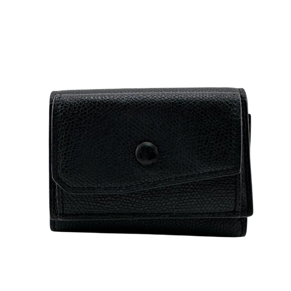 Valextra Compact wallet Soft Calfskin Skin leather Compact Perth Tri-fold wallet black leather unisex Used
Valextra Compact wallet Soft Calfskin Skin leather Compact Perth Tri-fold wallet black leather unisex Used