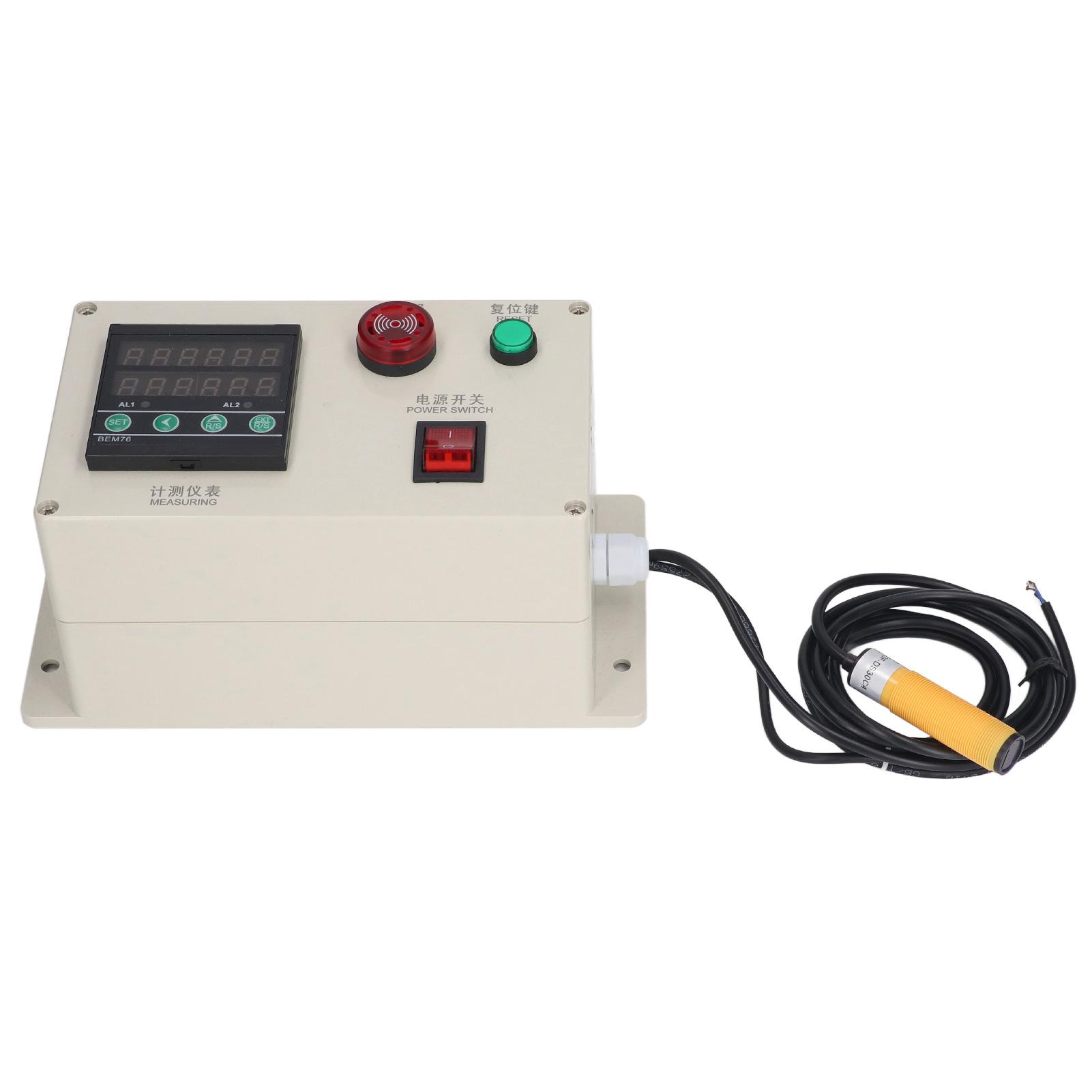 BERM Механический счетчик длины, двухрядный, 6-разрядный, автоматический цифровой счетчик длины AC100240В
BERM Механический счетчик длины, двухрядный, 6-разрядный, автоматический цифровой счетчик длины AC100240В