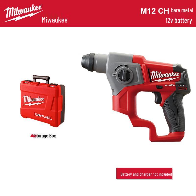 Milwaukee M12 CH 12V Cordless Brushless Rotary Hammer CN plug (adapter included)
Milwaukee M12 CH 12V Cordless Brushless Rotary Hammer CN plug (adapter included)