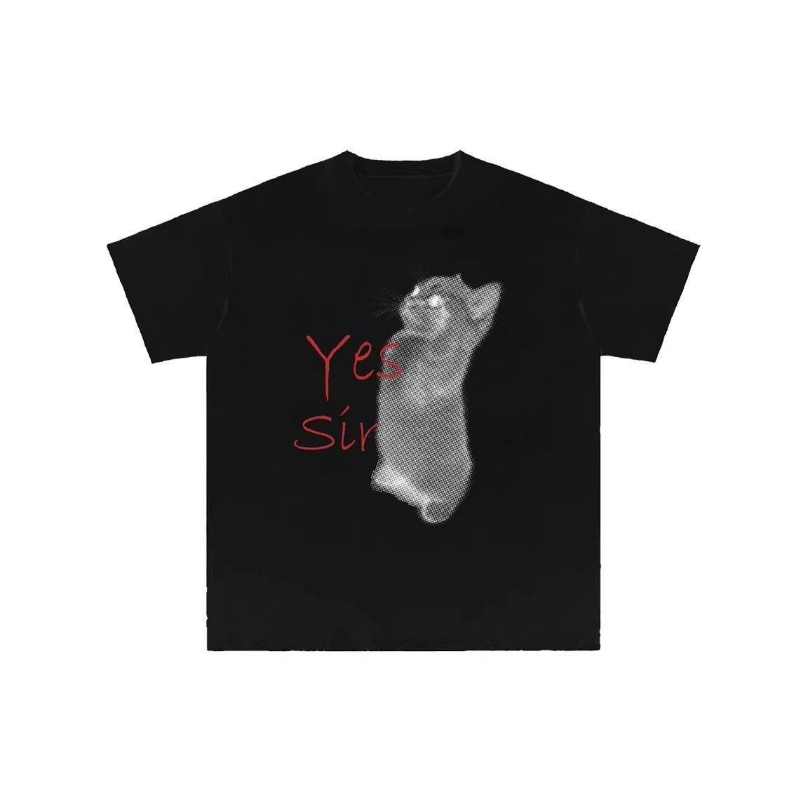 Yes Sir Original Fun Cat Print ShortSleeved Loose Cute Style Pure Cotton TShirt for Men and Women Couples Clothing Top S
Yes Sir Original Fun Cat Print ShortSleeved Loose Cute Style Pure Cotton TShirt for Men and Women Couples Clothing Top S