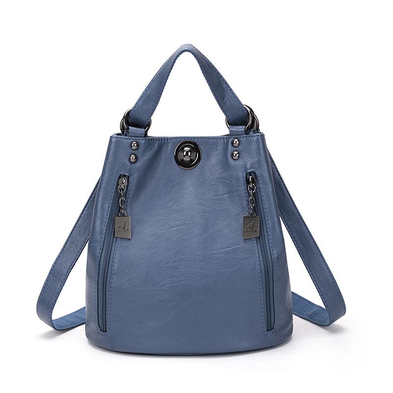 Кожаный рюкзак, Рюкзак, Одноплечная сумка с защитой от краж синий
Кожаный рюкзак, Рюкзак, Одноплечная сумка с защитой от краж синий