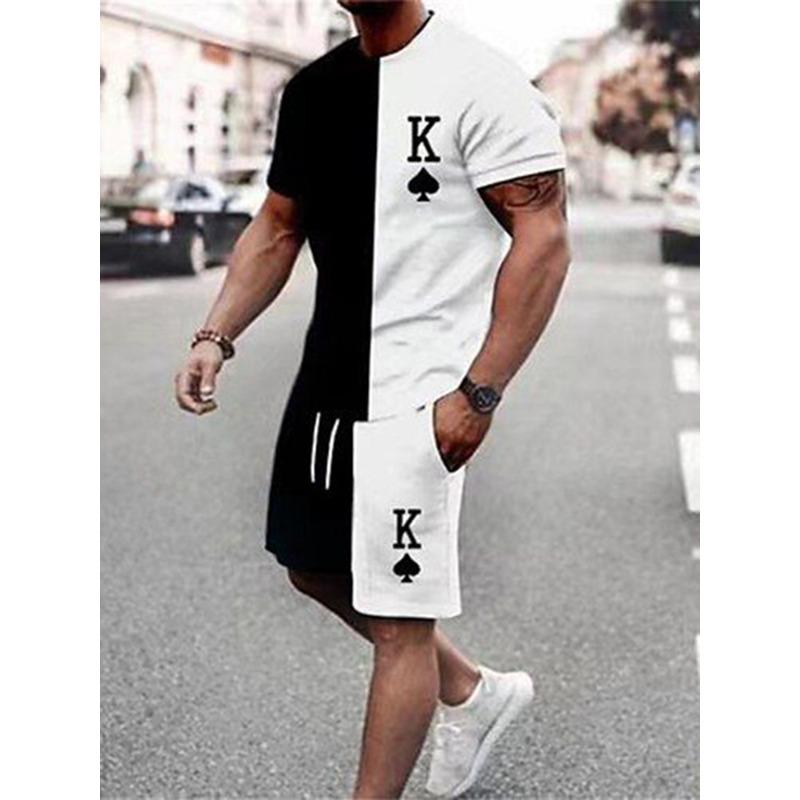 T-shirt and Men s Shorts Set Alphabet Print Men s Wear Casual Street Fashion Short Sleeve Shorts Sportswear S
T-shirt and Men s Shorts Set Alphabet Print Men s Wear Casual Street Fashion Short Sleeve Shorts Sportswear S