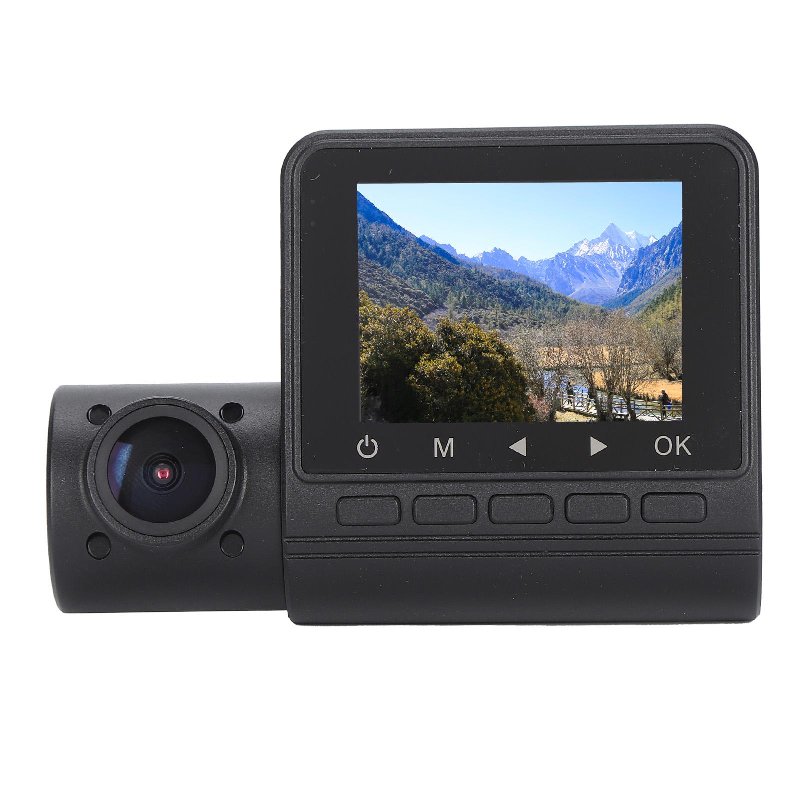 Видеорегистратор 1080P Full HD 2-дюймовый двойной объектив с ночным видением для автомобилей
Видеорегистратор 1080P Full HD 2-дюймовый двойной объектив с ночным видением для автомобилей