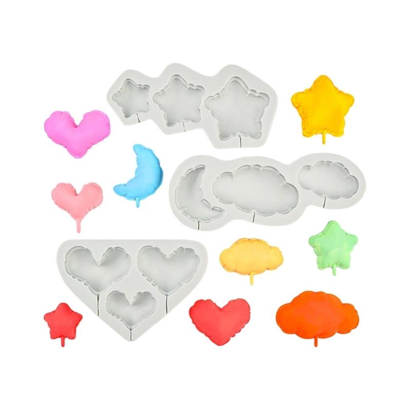 Heart Star Cloud Silicone Molds Making Mousses Cake Molds Decorating Baking Tool for Making Chocolate Fondant Dessert
Heart Star Cloud Silicone Molds Making Mousses Cake Molds Decorating Baking Tool for Making Chocolate Fondant Dessert