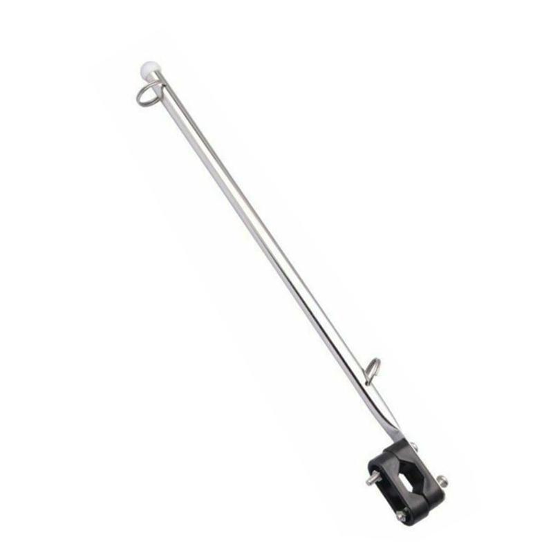 Marine Flag Poles Holder Boat Flag Poles Stainless Steel Rails Mounted Adjustment Plastic Clip Rustproof for Boat Yacht Car 1
Marine Flag Poles Holder Boat Flag Poles Stainless Steel Rails Mounted Adjustment Plastic Clip Rustproof for Boat Yacht Car 1