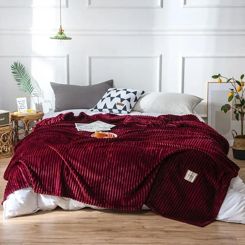 Ultra-Soft Throw Blanket for Sofa Winter Blanket King Size Home Warm Plaid Comforter Bedspread Bedding Sheet Machine Washable 70x100cm червоний
Ultra-Soft Throw Blanket for Sofa Winter Blanket King Size Home Warm Plaid Comforter Bedspread Bedding Sheet Machine Washable 70x100cm червоний