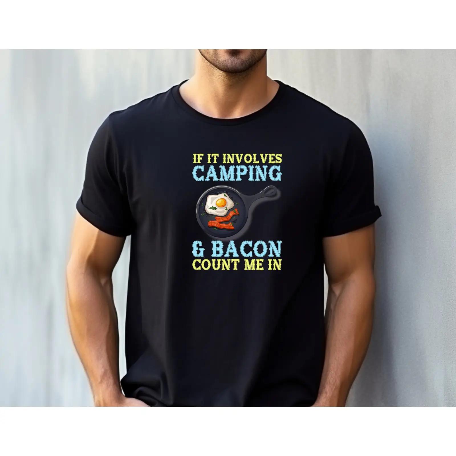 If It Involves Camping Bacon Count Me In Funny T Shirt Men s Lover Outdoors Casual vintage Washed Stretched fashion S разноцветный
If It Involves Camping Bacon Count Me In Funny T Shirt Men s Lover Outdoors Casual vintage Washed Stretched fashion S разноцветный