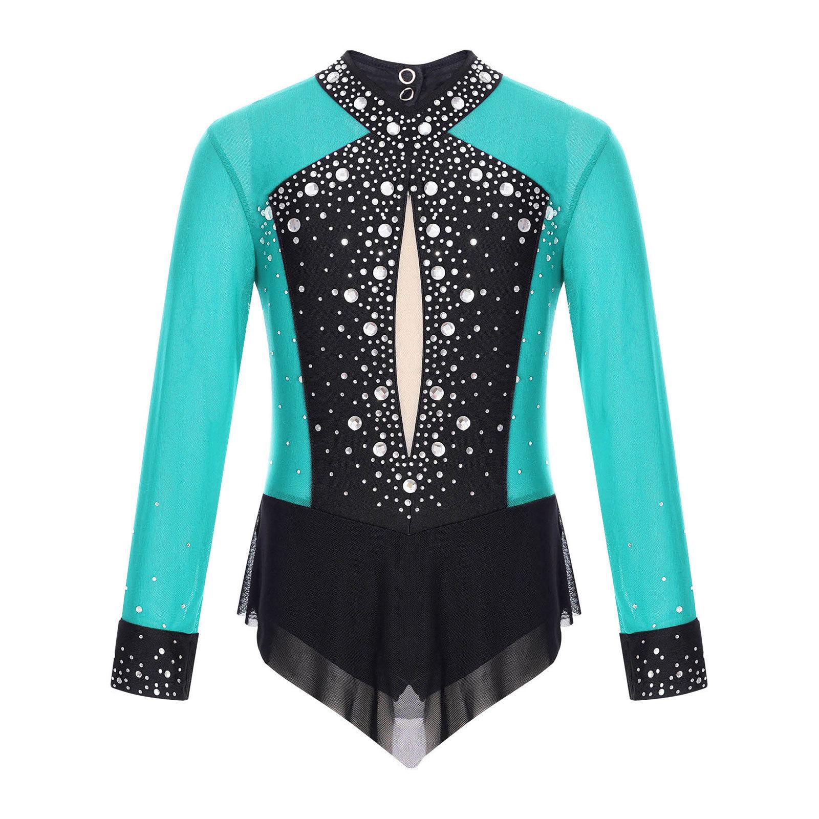 Дівчачий блискучий леотар зі стразами, кольоровий блок, прозора сітка, печворк, боді зі спідничкою для танців, фігурного катання, художньої гімнастики, виступів 9-10 Years бірюзовий
Дівчачий блискучий леотар зі стразами, кольоровий блок, прозора сітка, печворк, боді зі спідничкою для танців, фігурного катання, художньої гімнастики, виступів 9-10 Years бірюзовий