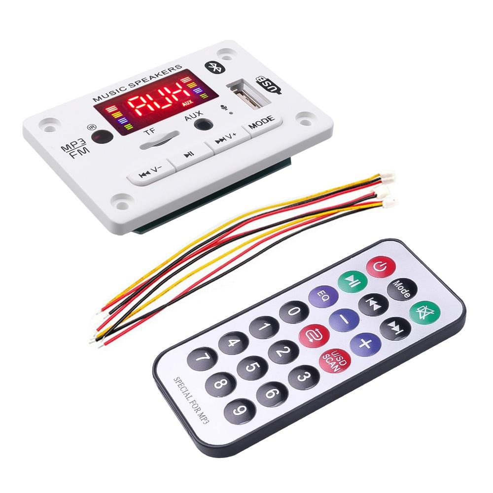 5 v 12v MP3 Decoder Decoding Board Module Bluetooth 5.0 Car USB MP3 Player WMA WAV TF Card Slot / USB / FM Remote Board Module 12v
5 v 12v MP3 Decoder Decoding Board Module Bluetooth 5.0 Car USB MP3 Player WMA WAV TF Card Slot / USB / FM Remote Board Module 12v