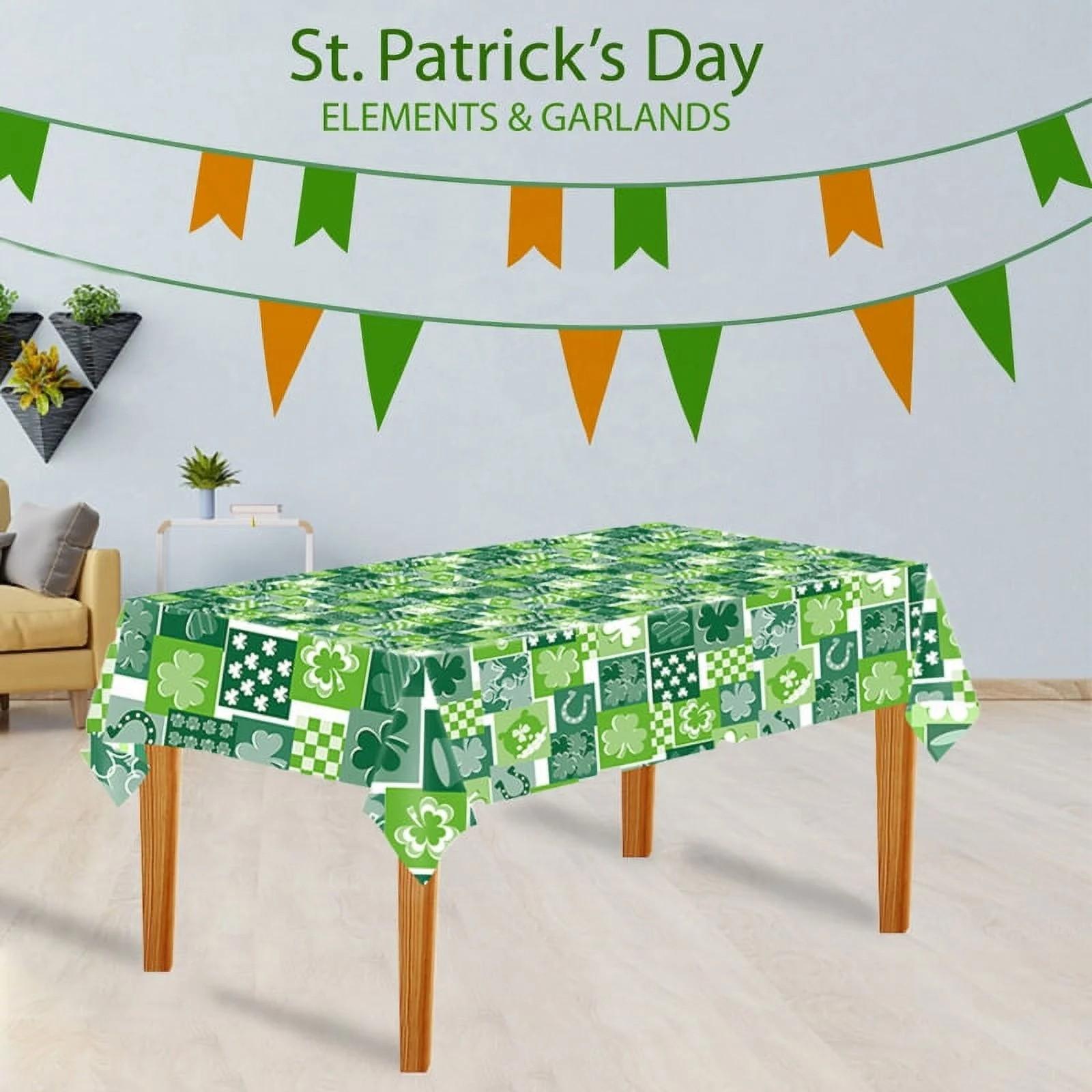 Rectangle St. Patrick s Day Tablecloth,Green Irish Table Cloth, And Washable Holiday Table Cover For Party Kitchen Dining Room One Size
Rectangle St. Patrick s Day Tablecloth,Green Irish Table Cloth, And Washable Holiday Table Cover For Party Kitchen Dining Room One Size