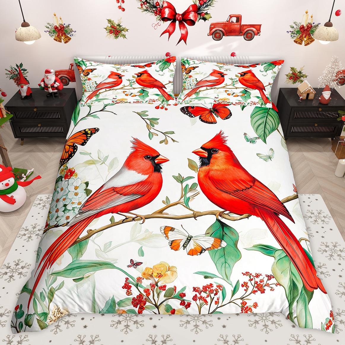 Comforter Homewish Wild Cardinal Bird Merry Christmas Xmas Bed Set Snow Cherry Blossoms Set Comforter (quilt)-EU Single(135*200cm)3pcs
Comforter Homewish Wild Cardinal Bird Merry Christmas Xmas Bed Set Snow Cherry Blossoms Set Comforter (quilt)-EU Single(135*200cm)3pcs