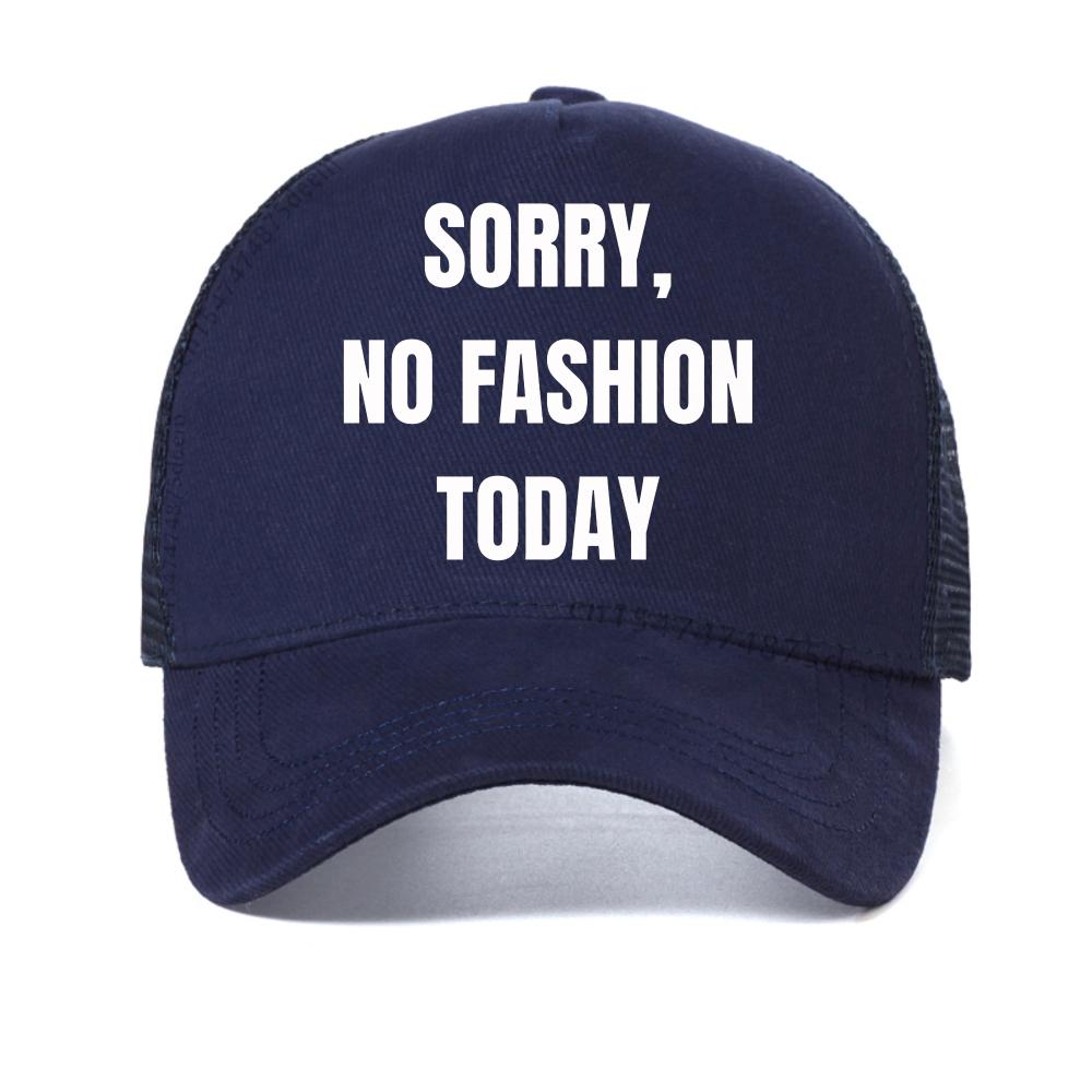 Fashion New Sorry No Today printed baseball cap Men Women Humor Funny Breathable sun hats summer casual mesh Snapback hat Adjustable темно-синього кольору
Fashion New Sorry No Today printed baseball cap Men Women Humor Funny Breathable sun hats summer casual mesh Snapback hat Adjustable темно-синього кольору