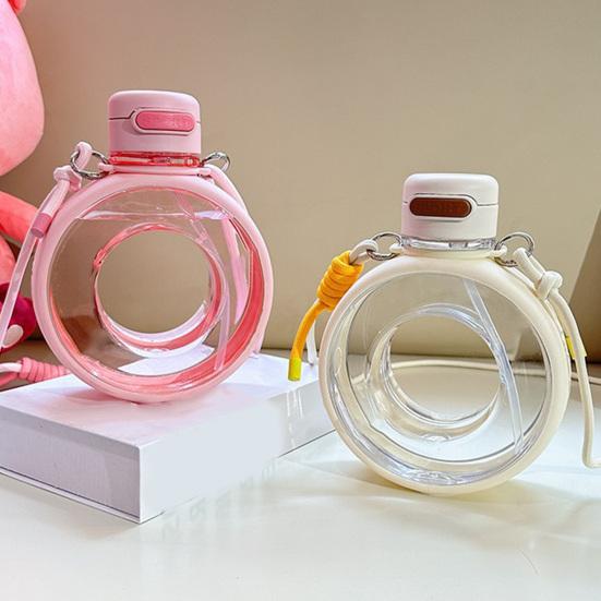 Yousheng Doughnut Shape Water Bottle with Strap 750ml Capacity O-Shaped Water Bottle Summer Gym Water Container for Travel Sports Hiking Outdoor чорний
Yousheng Doughnut Shape Water Bottle with Strap 750ml Capacity O-Shaped Water Bottle Summer Gym Water Container for Travel Sports Hiking Outdoor чорний