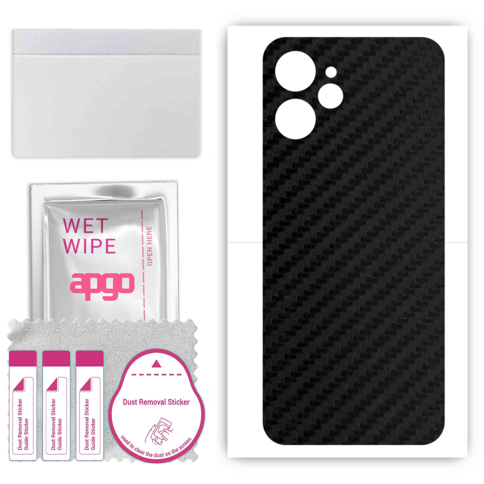 apgo Protective Skin Sticker for the back compatible with Realme 9i 5G, Wrap Film, Foil, Vinyl - Pattern Carbon Black
apgo Protective Skin Sticker for the back compatible with Realme 9i 5G, Wrap Film, Foil, Vinyl - Pattern Carbon Black