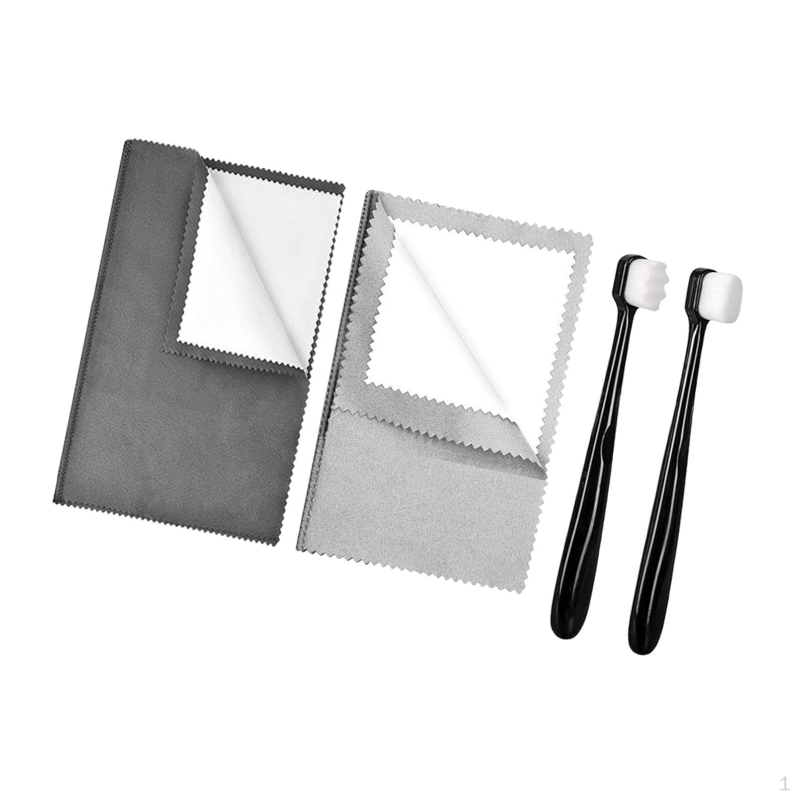 Набор для чистки ювелирных изделий Двустороннее использование Многоцелевой с 2 щетками для колец Light Gray Dark Gray
Набор для чистки ювелирных изделий Двустороннее использование Многоцелевой с 2 щетками для колец Light Gray Dark Gray