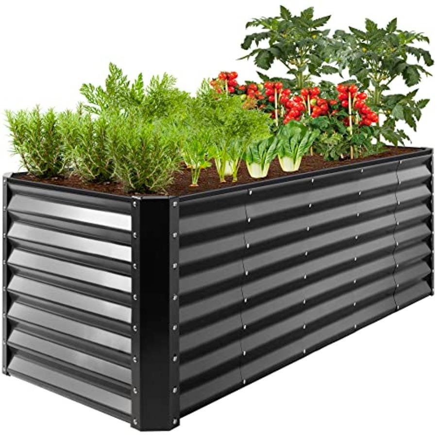 8x2x2ft Outdoor Metal Raised Garden Bed Rectangular Deep Root Planter Box for Vegetables Flowers Herbs and Succulents w/ 239 Ga United States
8x2x2ft Outdoor Metal Raised Garden Bed Rectangular Deep Root Planter Box for Vegetables Flowers Herbs and Succulents w/ 239 Ga United States