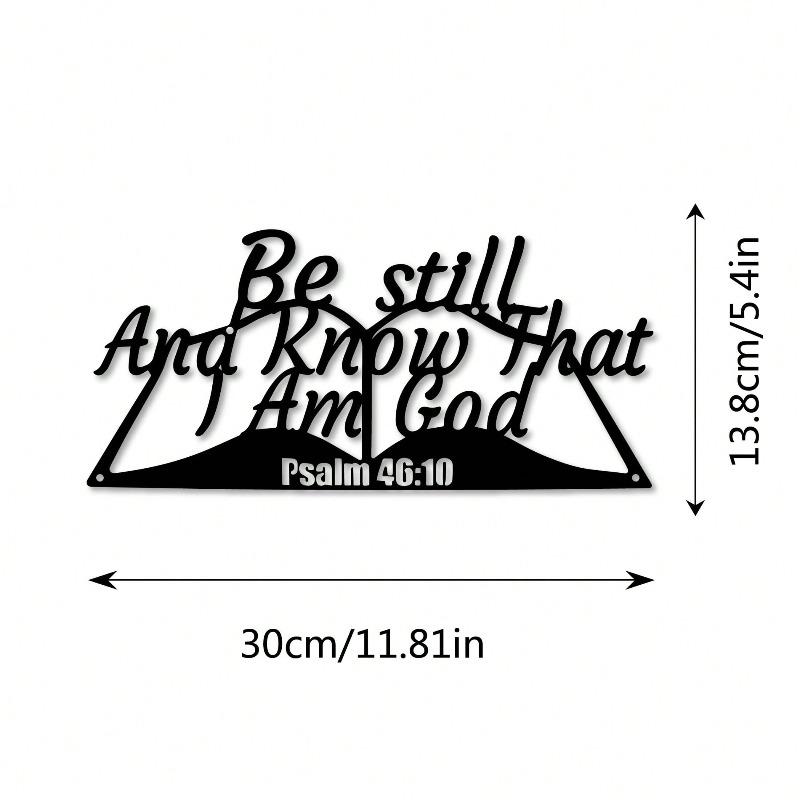 Metal Wall Art Bible Verse Psalm 46:10 Rustic Iron Christian Decor Living Room Church Gift Inspirational Home Accent різнокольоровий
Metal Wall Art Bible Verse Psalm 46:10 Rustic Iron Christian Decor Living Room Church Gift Inspirational Home Accent різнокольоровий