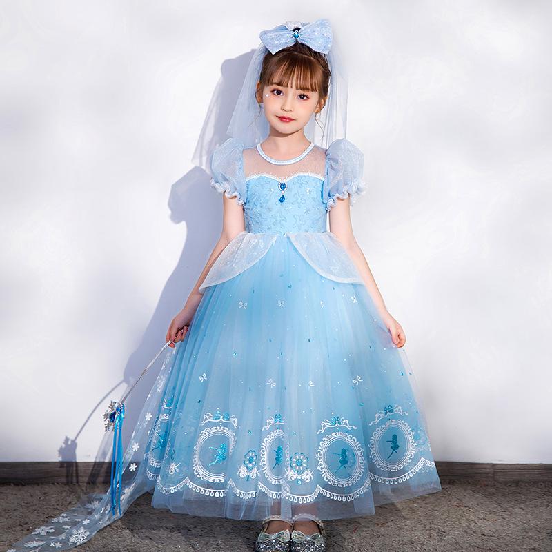 Elsa Princess Dress for Girls - Summer 2026 Short Sleeve Frozen Birthday Party Outfit 140cm
Elsa Princess Dress for Girls - Summer 2026 Short Sleeve Frozen Birthday Party Outfit 140cm