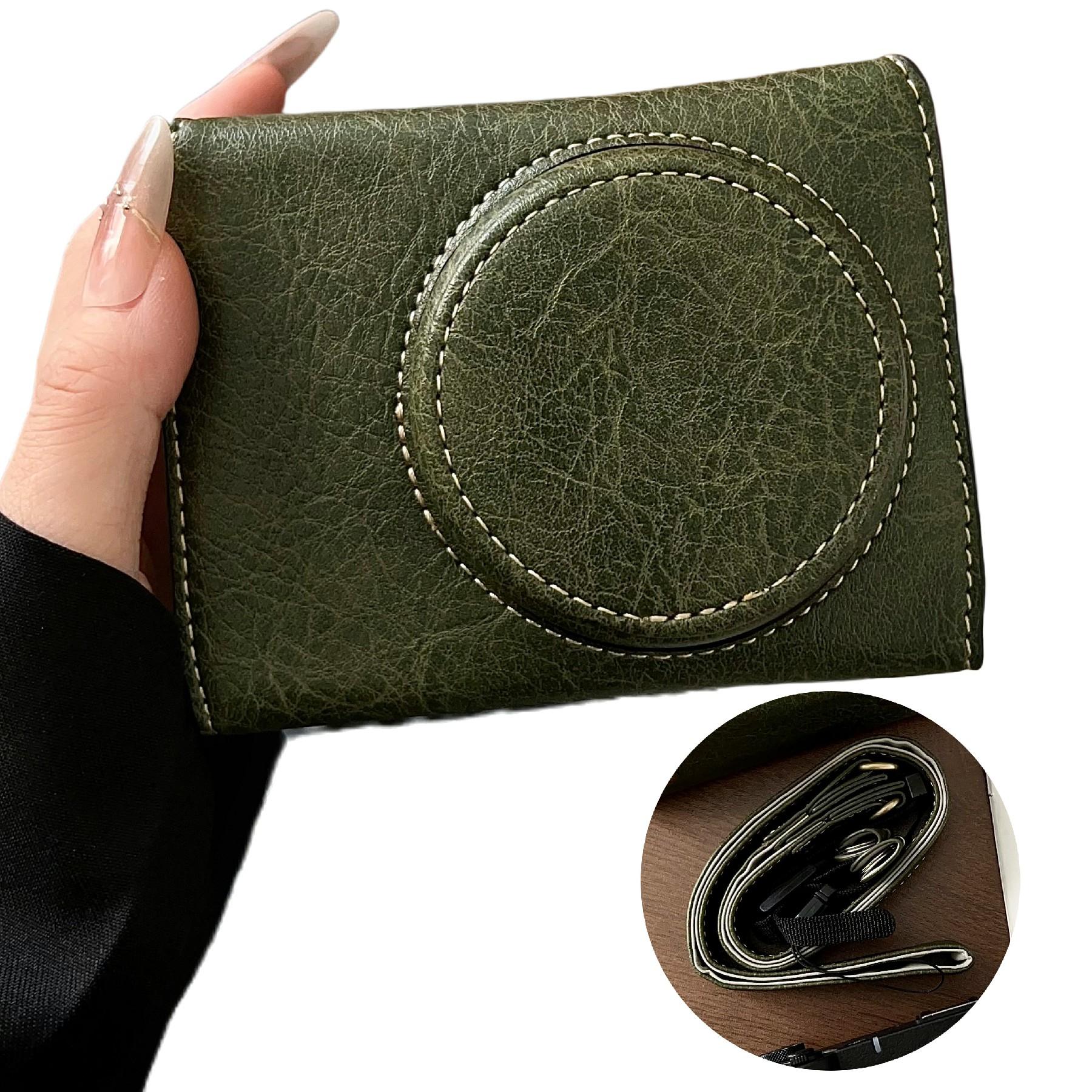 For Canon PowerShot V1 Camera Case Buffalo Texture Battery Opening Design Leather Cover with Shoulder Strap C
For Canon PowerShot V1 Camera Case Buffalo Texture Battery Opening Design Leather Cover with Shoulder Strap C