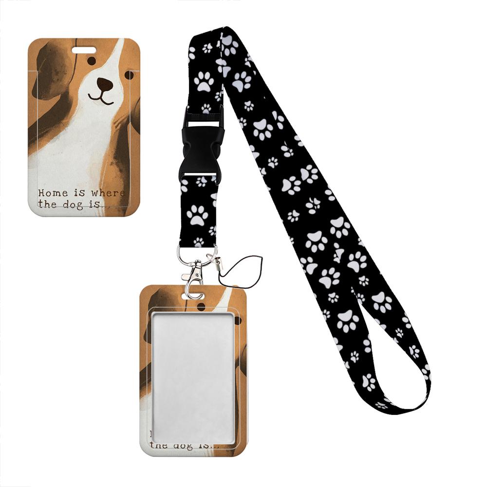 With buckle puppy Lanyard Business Credit Card Holder Neck Strap Keychain Hang Rope ID Badge Holder Lariat Lasso
With buckle puppy Lanyard Business Credit Card Holder Neck Strap Keychain Hang Rope ID Badge Holder Lariat Lasso