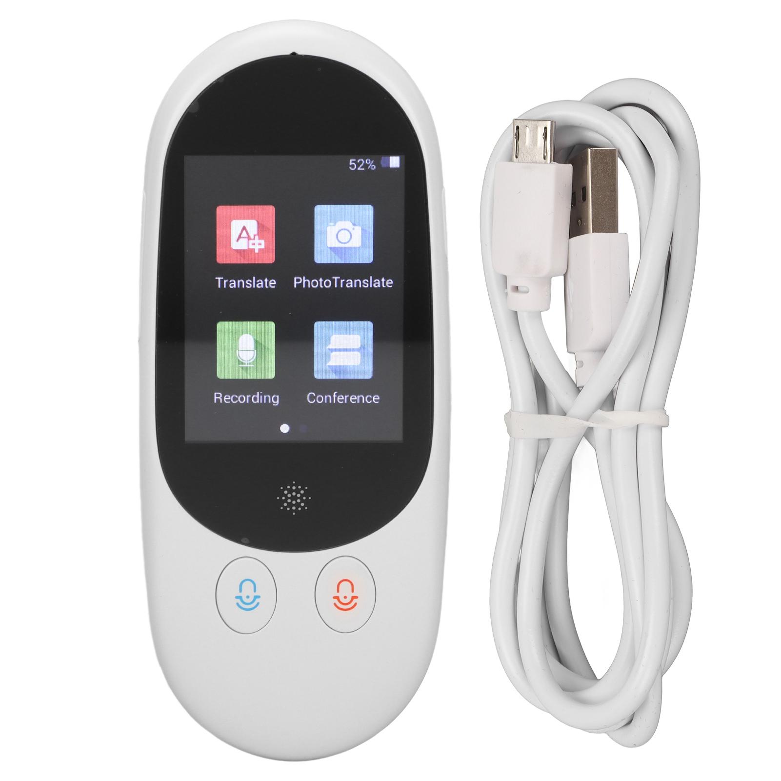 Language Translator Device 2.4in Real Time Two Way Translation Portable Intelligent Voice Translator
Language Translator Device 2.4in Real Time Two Way Translation Portable Intelligent Voice Translator