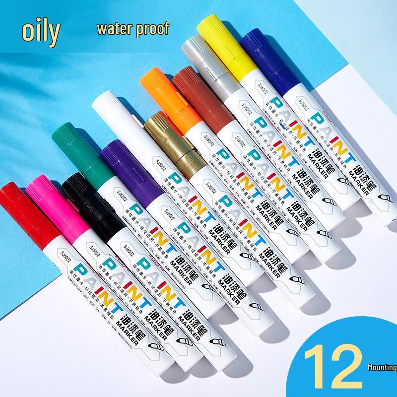 Low-Odor, Oil-Based Waterproof Paint Marker for Tires, Furniture, and Tiles зелёный
Low-Odor, Oil-Based Waterproof Paint Marker for Tires, Furniture, and Tiles зелёный
