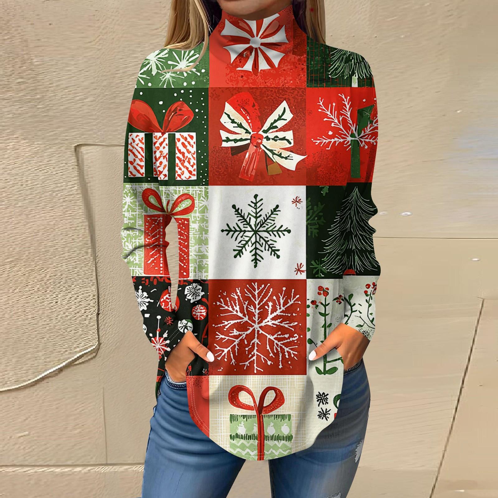 Футболки для женщин, осенние повседневные рубашки с длинными рукавами, толстовка с винтажным принтом, топ с высоким воротом, пуловер S
Футболки для женщин, осенние повседневные рубашки с длинными рукавами, толстовка с винтажным принтом, топ с высоким воротом, пуловер S