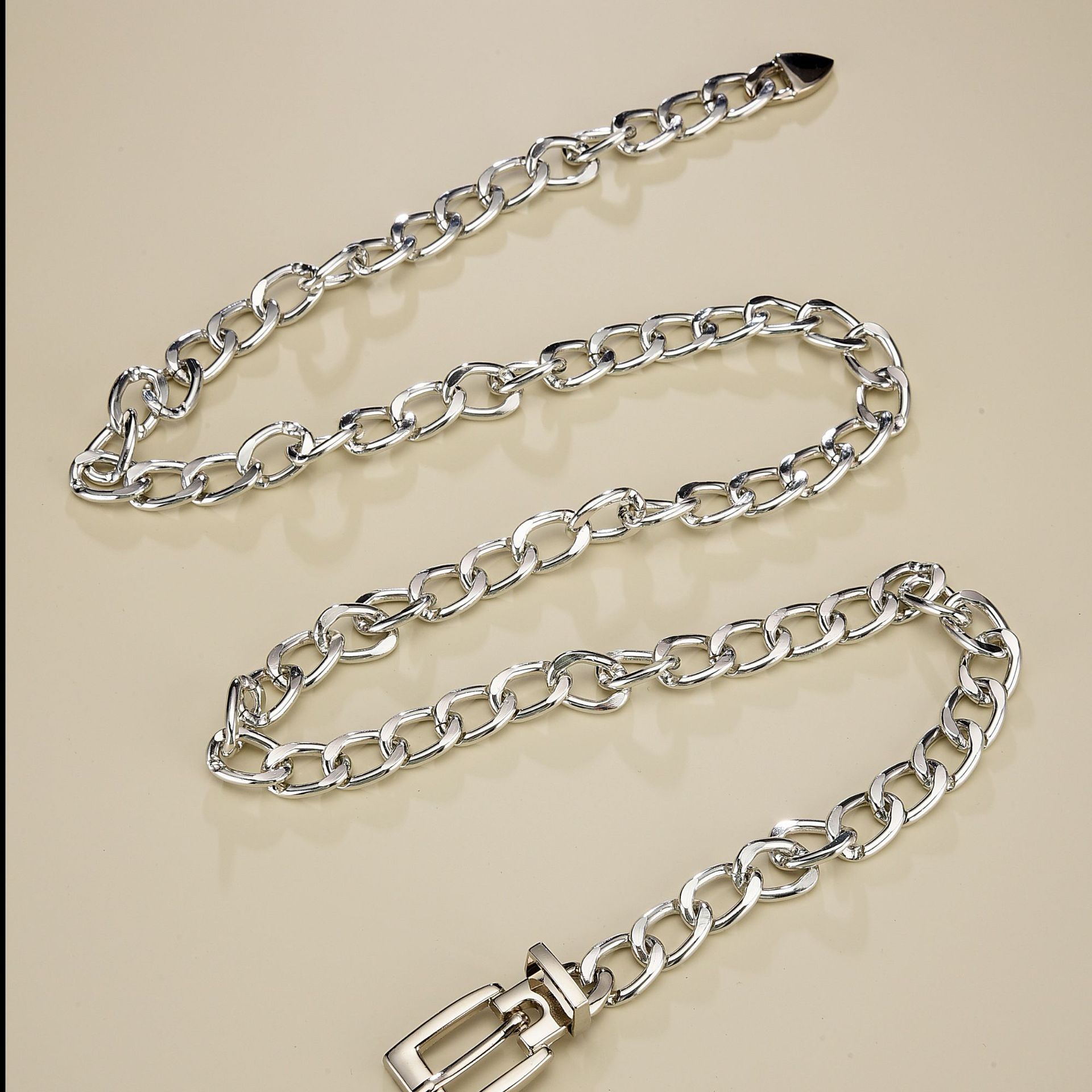 Металлическая цепочка на талию женская в стиле хип-хоп металлическая пряжка-пирсинг хипстерский крутой джинсовый ремень серебряный
Металлическая цепочка на талию женская в стиле хип-хоп металлическая пряжка-пирсинг хипстерский крутой джинсовый ремень серебряный