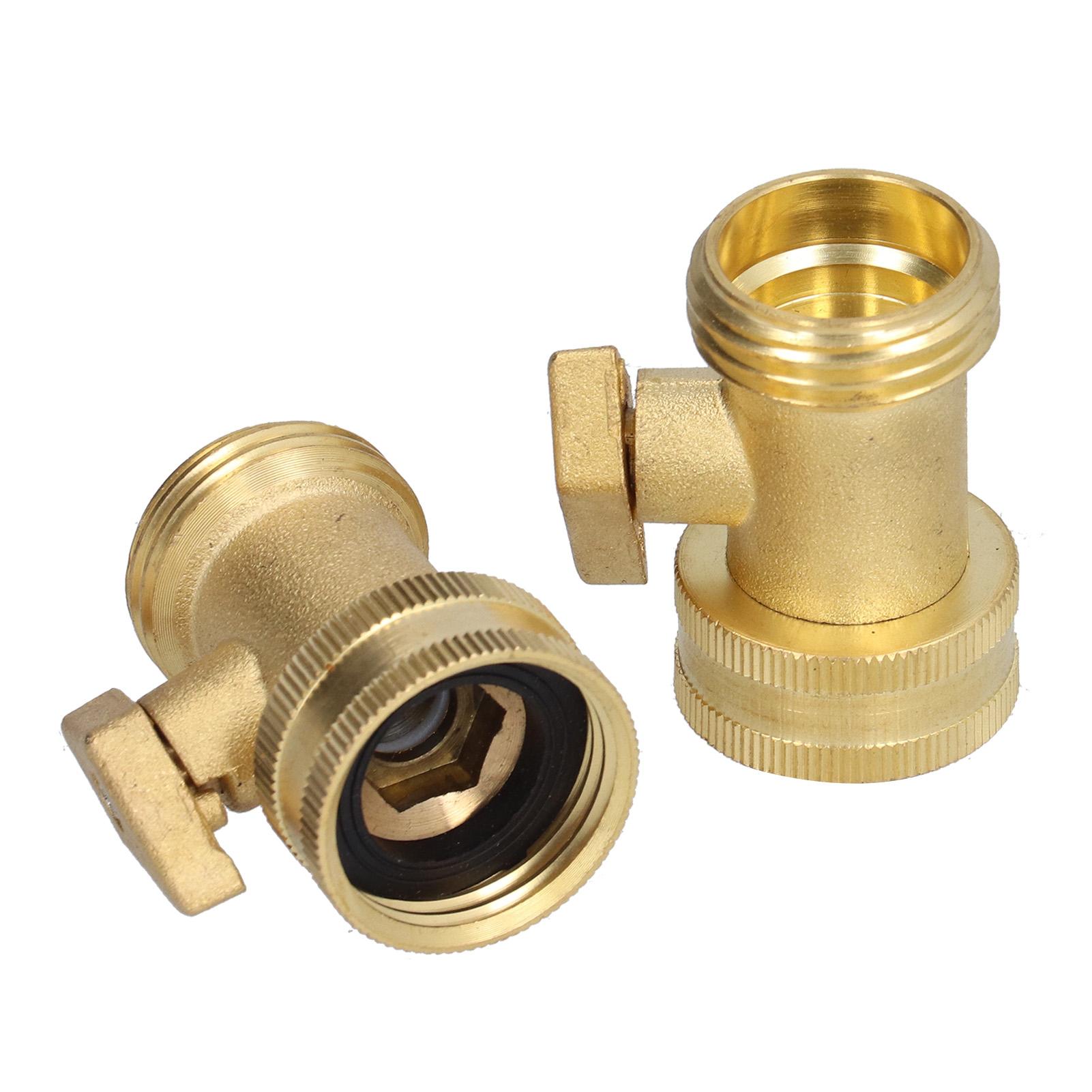 2PCS G3 4 Shut Off Valve Garden Hose Brass Stop Valve with 2 Way Screw Interface for Irrigation Equipment
2PCS G3 4 Shut Off Valve Garden Hose Brass Stop Valve with 2 Way Screw Interface for Irrigation Equipment