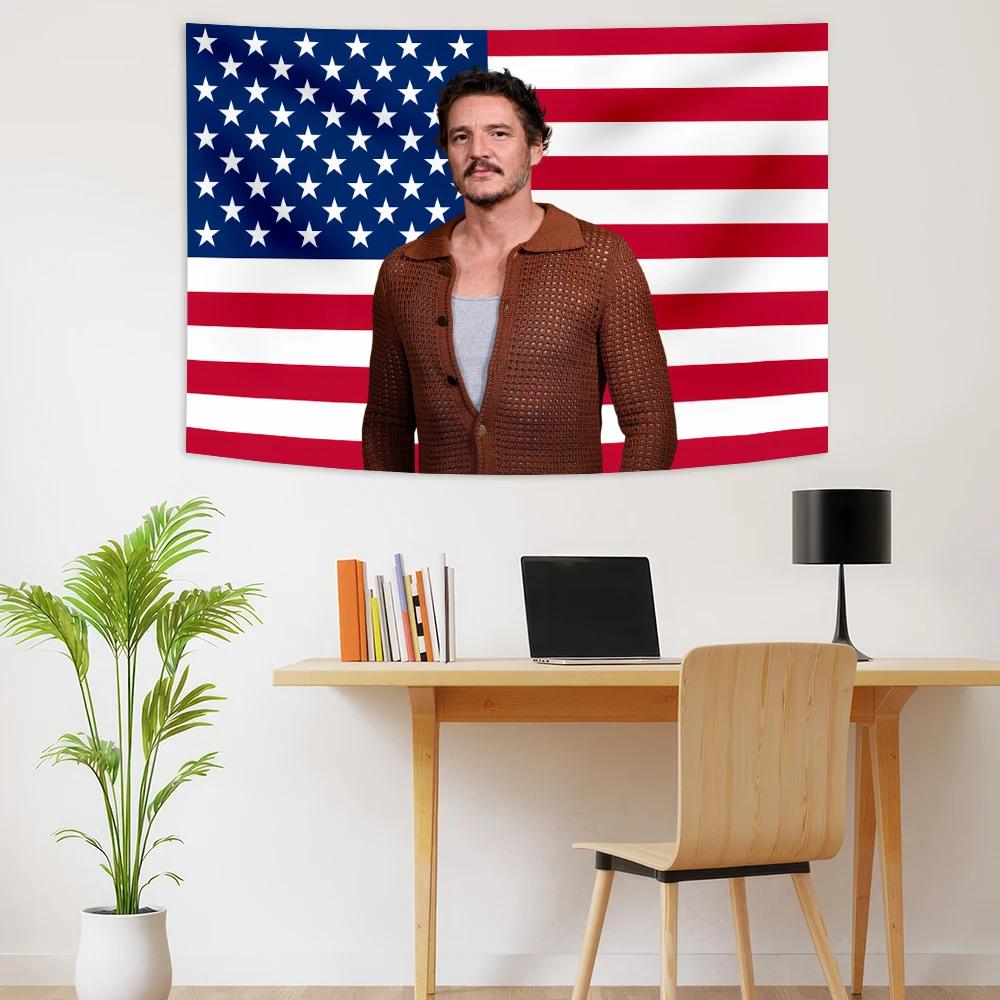 Pedro Pascal Pink American Flag Tapestry Wall Hanging for Home Dorm Decor Perfect Gift for Friends Flat Print 74x94cm(29x37in)
Pedro Pascal Pink American Flag Tapestry Wall Hanging for Home Dorm Decor Perfect Gift for Friends Flat Print 74x94cm(29x37in)