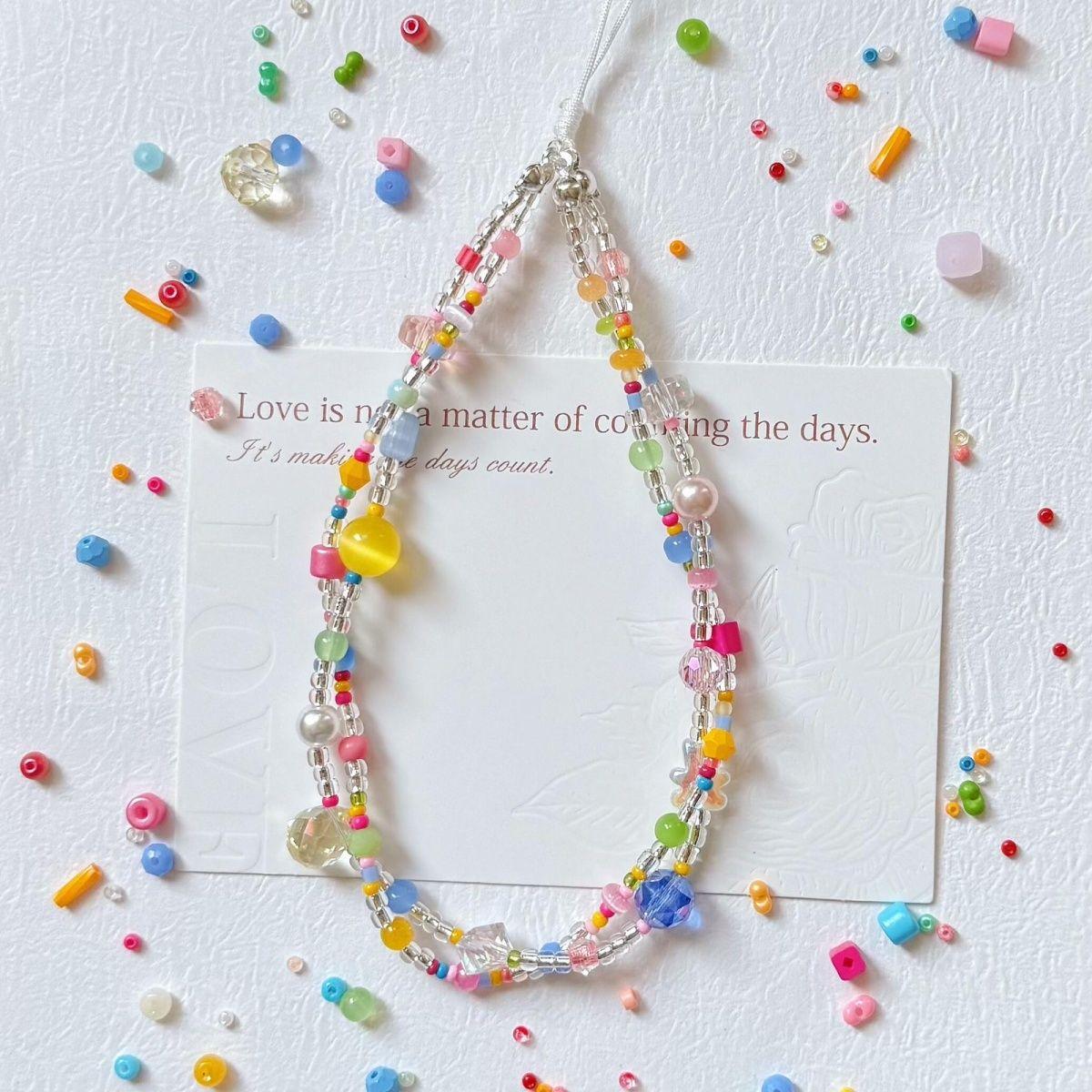 Colorful Dopamine Girl Rice Bead Phone Case Charm Chain CCD Camera Card Holder Pendant DIY Handmade Creative Lanyard Other
Colorful Dopamine Girl Rice Bead Phone Case Charm Chain CCD Camera Card Holder Pendant DIY Handmade Creative Lanyard Other