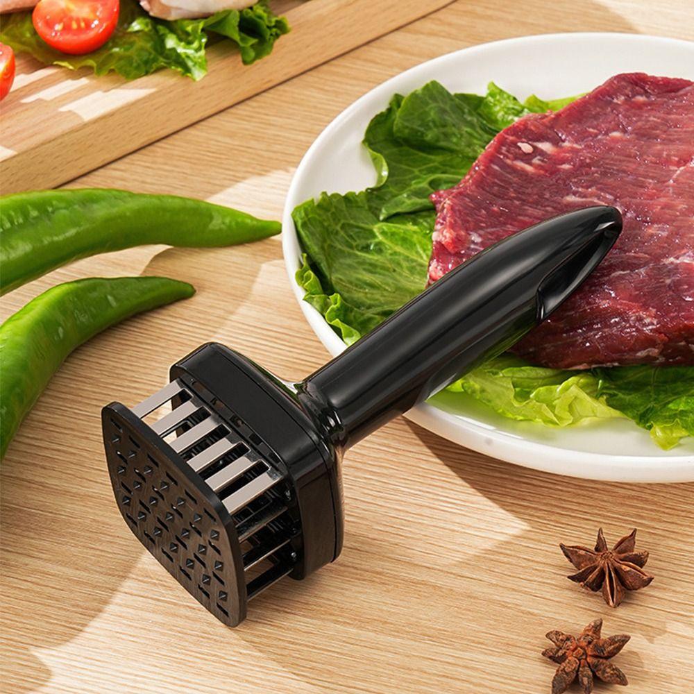 Кухонные принадлежности для приготовления пищи Игла для отбивания мяса Молоток для отбивания птицы из нержавеющей стали чёрный
Кухонные принадлежности для приготовления пищи Игла для отбивания мяса Молоток для отбивания птицы из нержавеющей стали чёрный
