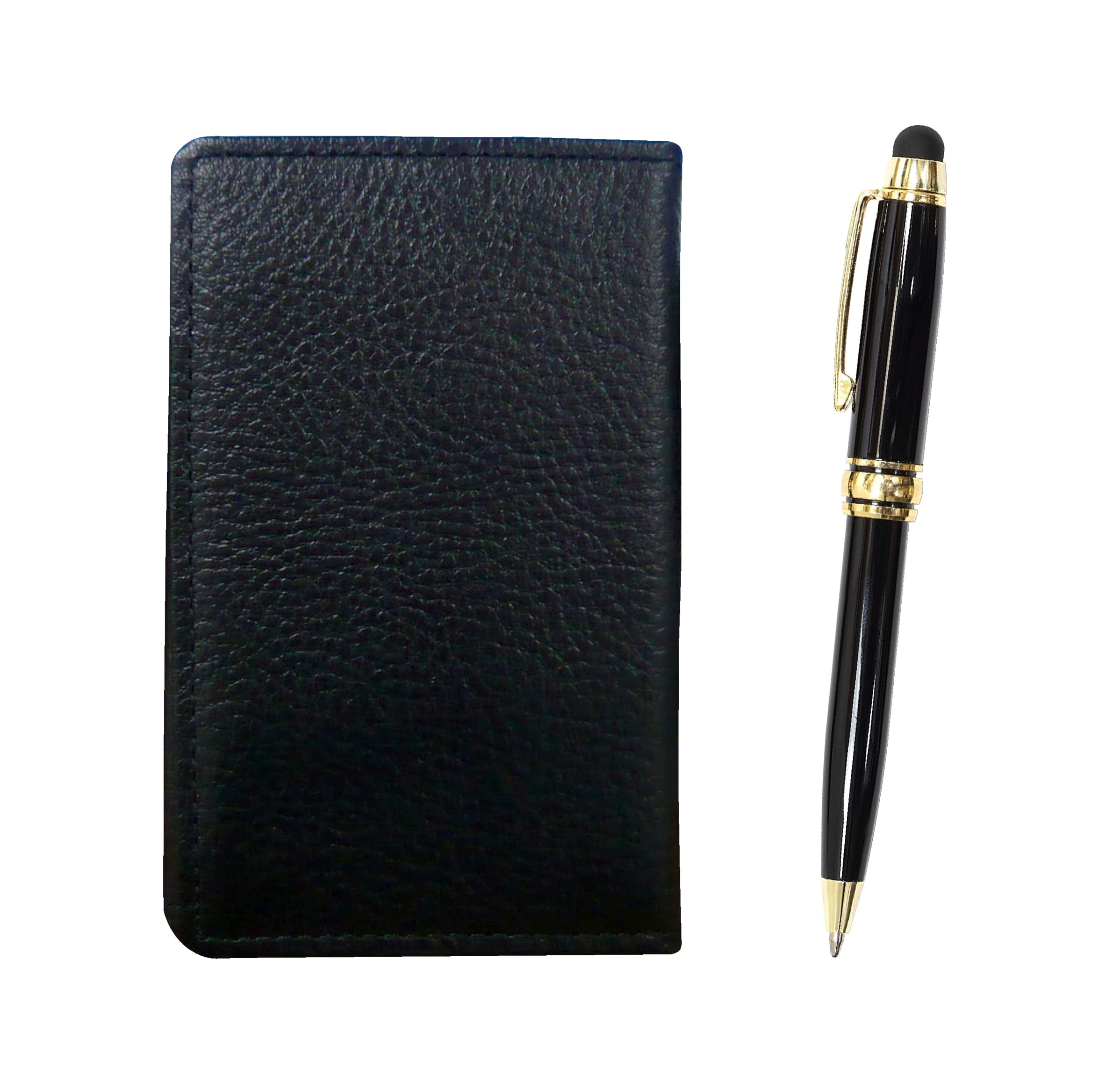 Grained cowhide black business card holder smartphone touch metal mini retro rotating ballpoint pen set MEIB-TK66A
Grained cowhide black business card holder smartphone touch metal mini retro rotating ballpoint pen set MEIB-TK66A