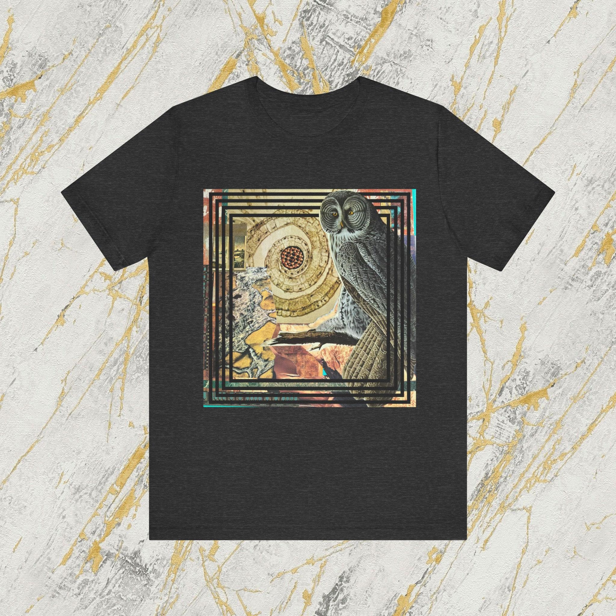 Owl Graphic Black Graphic T Shirt Made From Handmade Collages Gift for Men Boyfriend Tee Jersey Short Sleeve Tee Owl Graphic Art 4XL
Owl Graphic Black Graphic T Shirt Made From Handmade Collages Gift for Men Boyfriend Tee Jersey Short Sleeve Tee Owl Graphic Art 4XL