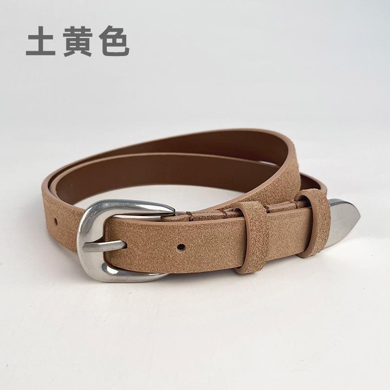 Velvet Matte Leather Women S Belt Cowhide Retro Women S High-End Sense Matching Skirt Sweater Jacket Women S Belt 105cm
Velvet Matte Leather Women S Belt Cowhide Retro Women S High-End Sense Matching Skirt Sweater Jacket Women S Belt 105cm