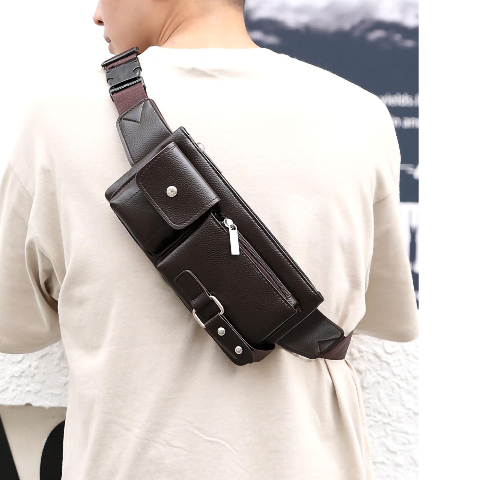 Маленькая нагрудная сумка, многоцелевая, большая вместительная сумка для мобильного телефона, повседневная, спортивная сумка через плечо для мужчин, темная
Маленькая нагрудная сумка, многоцелевая, большая вместительная сумка для мобильного телефона, повседневная, спортивная сумка через плечо для мужчин, темная