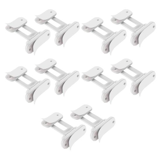 10Pcs Child Safety Cabinet Lock Hidden Child Proof Cabinet Lock with Long Locking Arm Adhesive Cabinets Drawers Baby Proofing Locks 10pcs
10Pcs Child Safety Cabinet Lock Hidden Child Proof Cabinet Lock with Long Locking Arm Adhesive Cabinets Drawers Baby Proofing Locks 10pcs